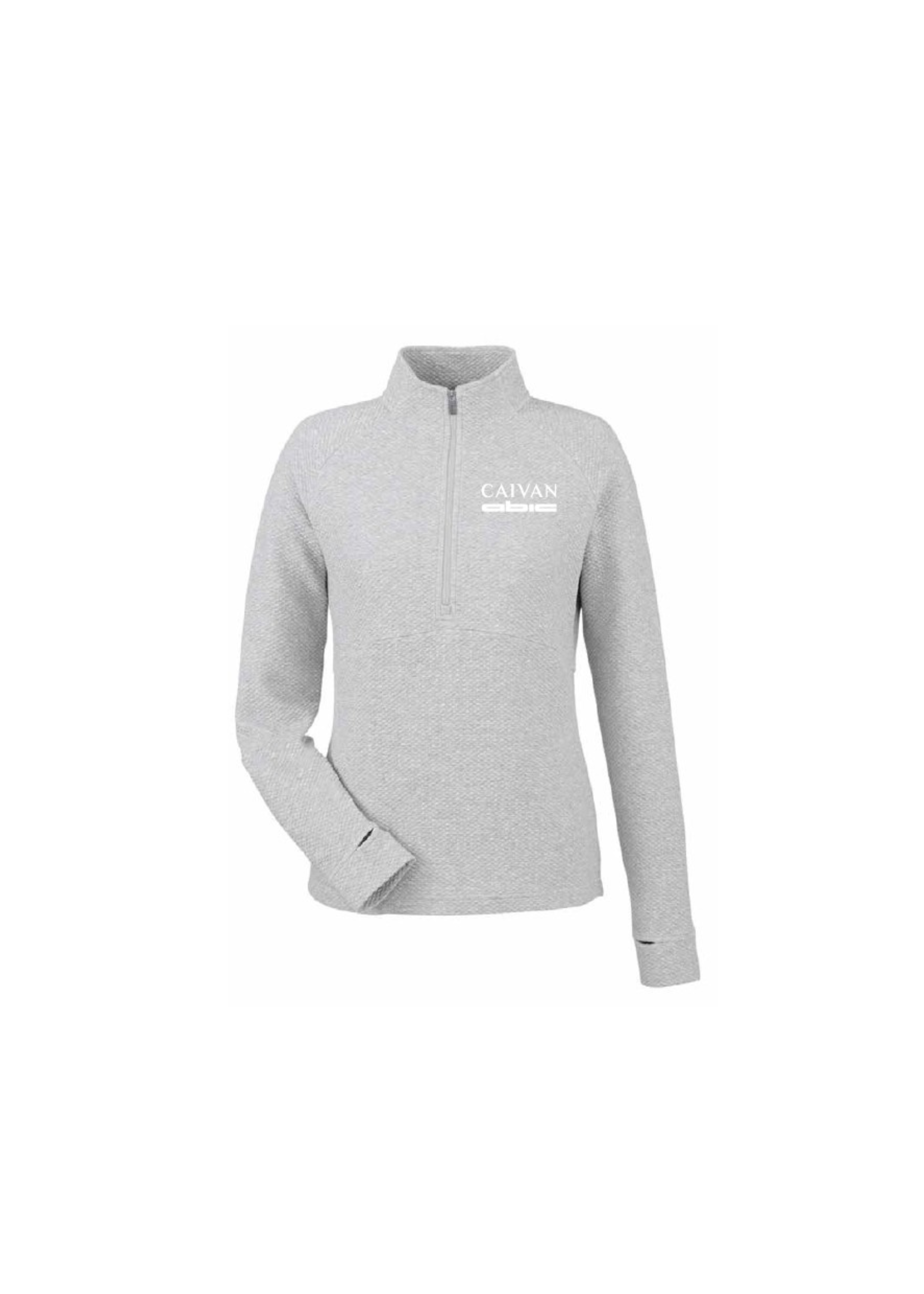North End Women's Spirit Textured Quarter-Zip Pullover