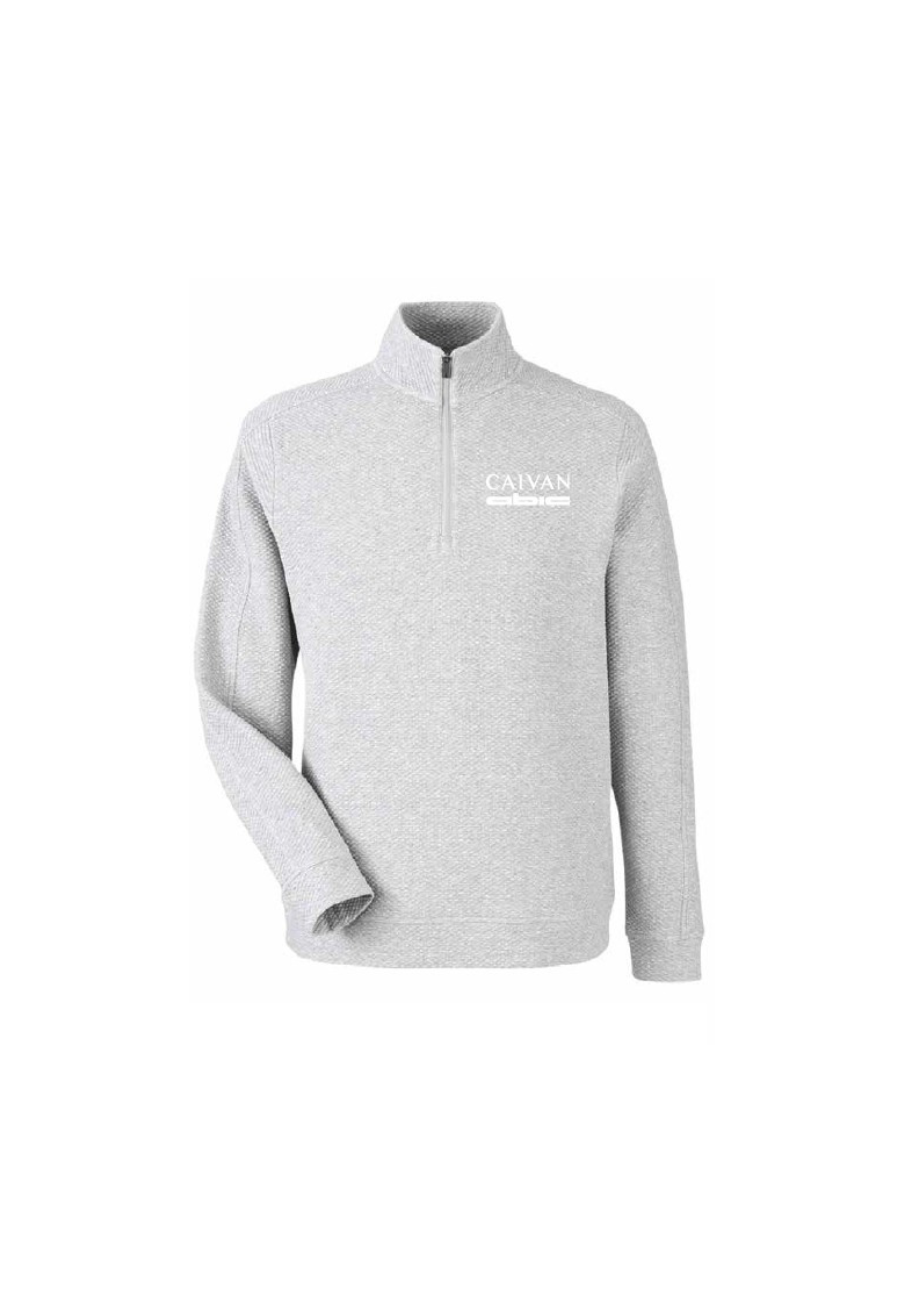 North End Men's Spirit Textured Quarter-Zip Pullover