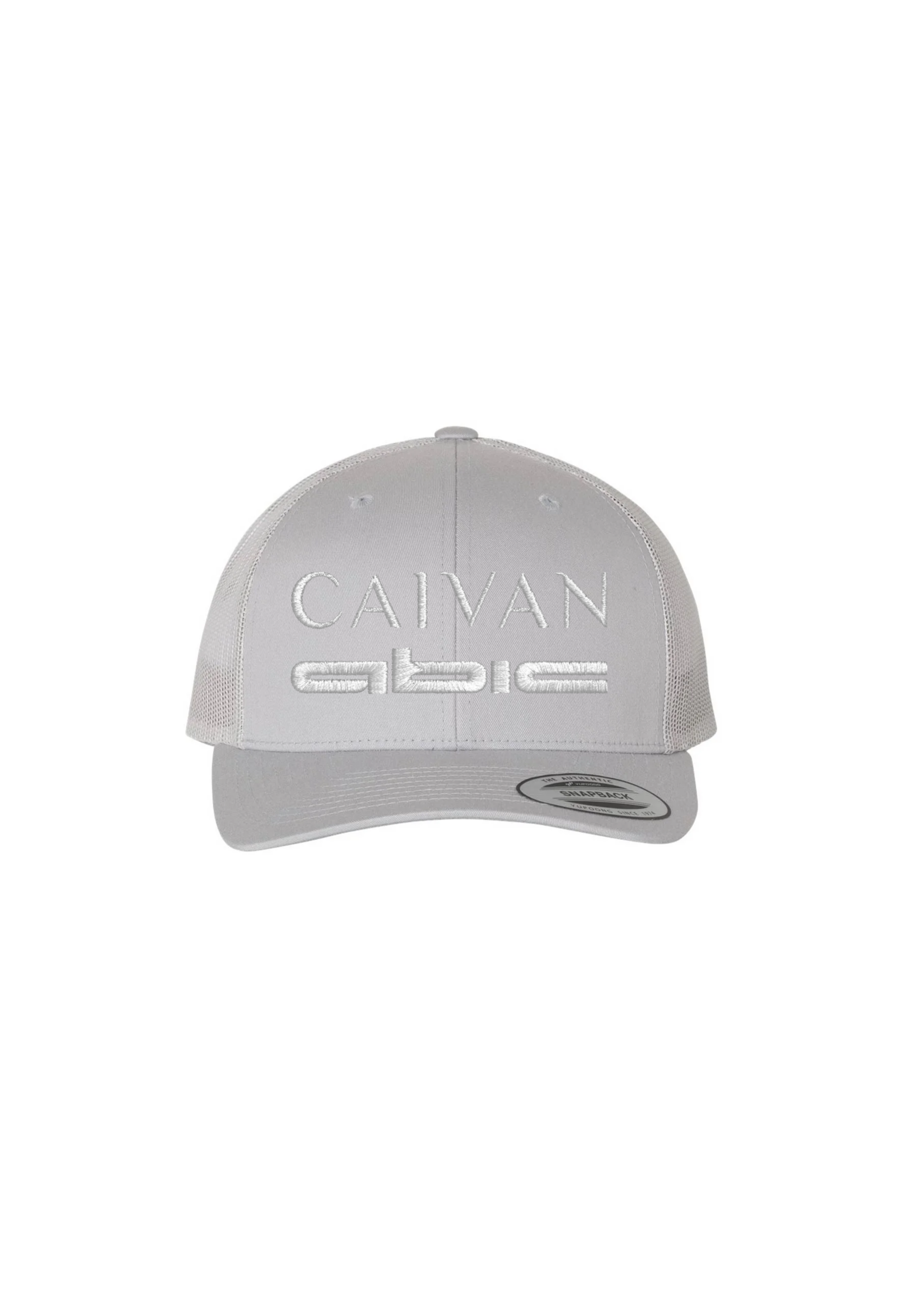 Six-Panel Snapback Hat - Summer Silver