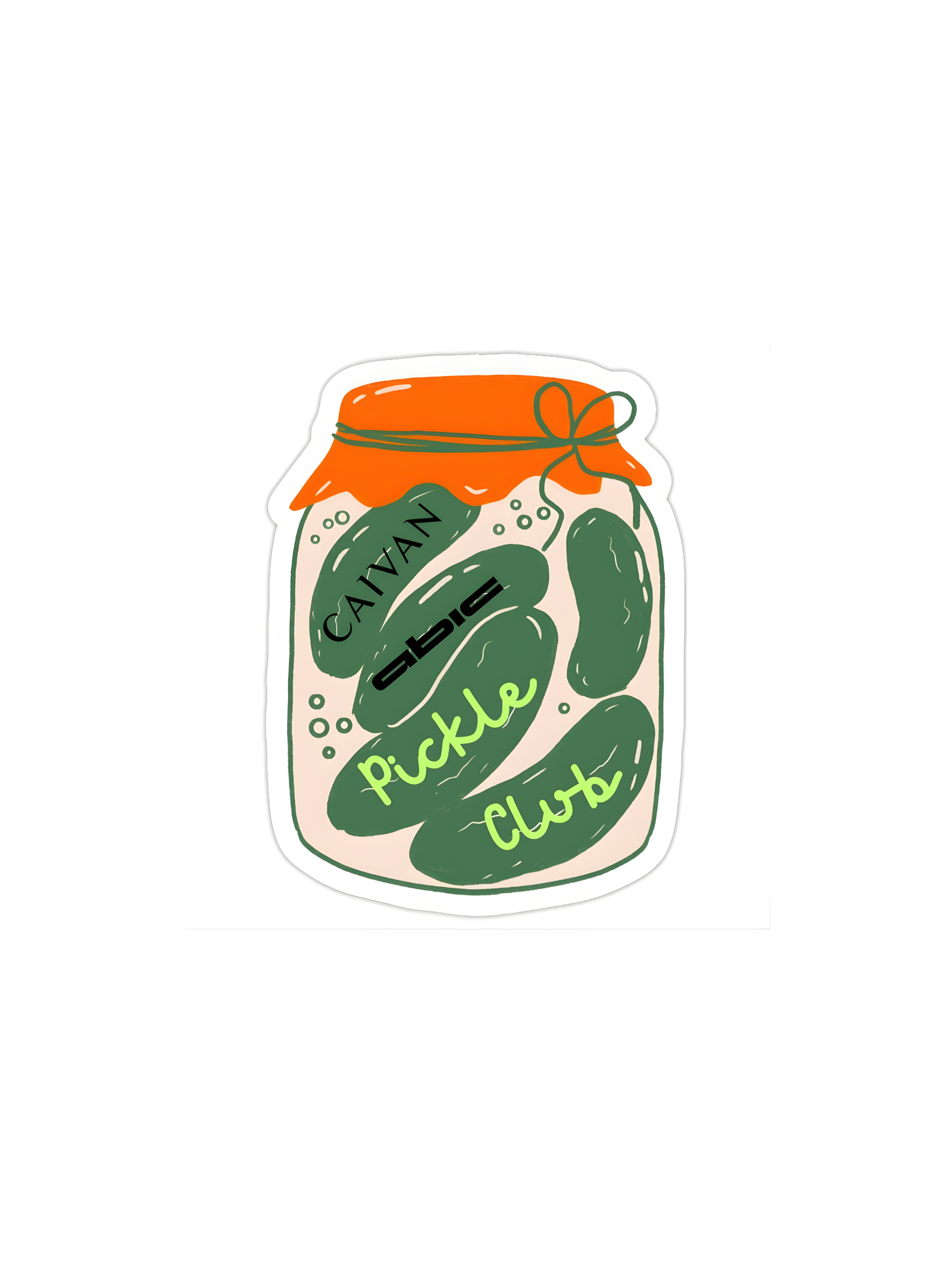 LIMITED EDITION! Caivan | ABIC Pickle Club Sticker